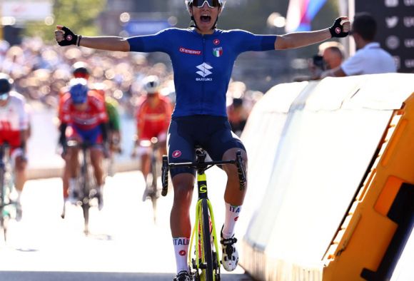 Elisa Balsamo, the new Women's Elite World Champion.